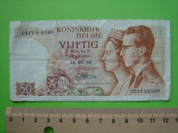 BILLET BELGIQUE - CINQUANTE FRANCS - 1966 - Altri & Non Classificati