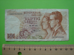 BILLET BELGIQUE - CINQUANTE FRANCS - 1966 - Altri & Non Classificati
