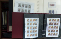 Liechtenstein Riesige Sammlung In 3 Vordruckalben Und 5 Briefealben, Gesammelt Ab 1941 Postfrisch, Anfangs Nicht Kpl., A - Collezioni (in Album)
