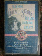 GREAT LOVE SCENES PLACIDO DOMINGO Cassette Audio-K7 CBS MT39030 - Audio Tapes