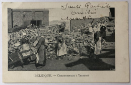 CPA Précurseur Belgique - Charbonnage : Trieuses - Femmes Extrayant Le Charbon - Timbre Tampon MONS Station - Mines - Miniere
