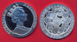 Münze  Gibraltar  21 ECU  1993  Europ. Währungen  Silber - Gibilterra