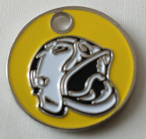 Jeton De Caddie - SAPEURS POMPIERS  - En Métal - - Trolley Token/Shopping Trolley Chip
