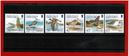 ALDERNEY - 2005 - Y&T N° 260/265 - MI N°259/264 - TIMBRES NEUFS ** - MNH - OISEAUX - Alderney