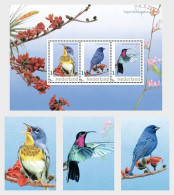 Netherlands 2025 M/S Birds Sint Eustatius MNH - Neufs