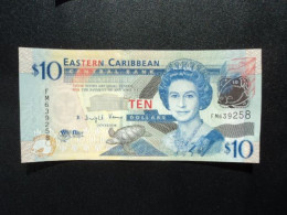 CARAÏBES ORIENTALES : 10 DOLLARS   ND 2008   P 48   Presque  NEUF - East Carribeans