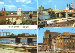 Frankfurt Oder Blick Vom Polnischen Ufer Hochhaus Bruecke Der Freundschaft Ratha - Frankfurt A. D. Oder