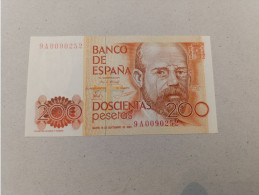 200 Pesetas 1980 Serie Especial 9A0090252, Numero Bajisimo, Sc/plancha - [ 4] 1975-… : Juan Carlos I