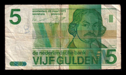 Holanda Netherlands 5 Gulden 1973 Pick 95 Bc F - 5 Gulden