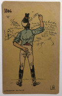 CPA Précurseur Illustrateur L. Vallet - Littérature Militaire - 1804 Vive L'empereur - Dragons Grenadiers - Vallet, L.