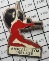 SP04 Pin's Pins / Beau Et Rare / SPORTS / GYMNASTIQUE CLUB AMICALE TRELAZE Grand Pin's - Ginnastica