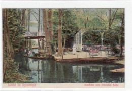 39021424 - Lehde Im Spreewald Mit Gasthaus Zum Froehlichen Hecht Gelaufen Von 1909. Gute Erhaltung. - Grossräschen