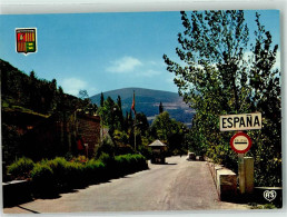 39875074 - Hispano Andorranische Grenze Auto Wappen - Customs