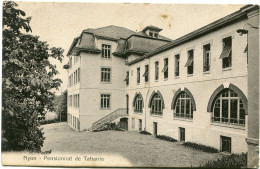 N Y O N    -  PENSIONNAT De TATIANA   - CLICHE ASSEZ RARE - - Nyon