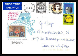 3592 Espace Space Raumfahrt Lettre Cover Briefe Cosmos Estonie Eesti Soyuz (soyouz Sojus) T 10 Salut 7 20/3/2006 - Europe
