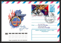 3485 Espace (space) Entier Postal Stationery Russie (Russia Urss USSR) 14/4/1979 Intercosmos - UdSSR