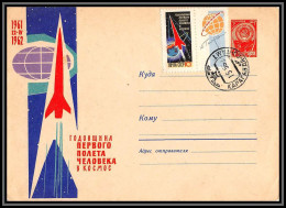 3415 Espace (space) Entier Postal Stationery Russie (Russia Urss USSR) Gagarine (Gagarin) 15/5/1962 - UdSSR
