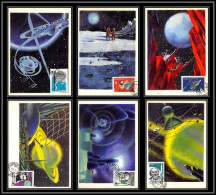 3455 Espace Space Lot 6 Carte Maximum Russia Urss USSR 2802/2808 Gagarine Gagarin 1964 Non Dentelé Imperf - UdSSR