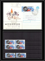 3383 Espace Space Raumfahrt Lettre Cover Briefe Cosmos Russie (Russia Urss USSR) 4185 Fdc + Mnh ** Soyuz (soyouz Sojus) - UdSSR