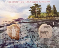 Russia 2024, World Heritage Of UNESCO - Petroglyphs Of Lake Onega And The White Sea, MNH S/S - Neufs