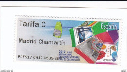 ESPAÑA / SPAIN / ESPAGNE (2017) - ATM - ATMs FILATELIA Y TURISMO (Philately & Tourism) - 'Madrid Chamartin' - Tarifa C - Machine Labels [ATM]