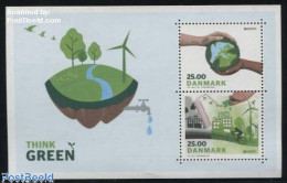 Denmark 2016 Europa, Think Green S/s, Mint NH, History - Nature - Sport - Various - Europa (cept) - Environment - Cycl.. - Unused Stamps