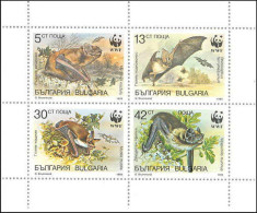 Bulgarie (Bulgaria) MNH ** 210a N° 3231 / 3234 Chauves Souris Bat Bats - Pipistrelli