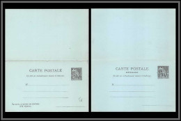 10015 Type Alphé Dubois 10c + Reponse Etat Superbe 1881 Colonies Générales Entier Postal Stationery - Alphée Dubois