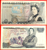 Great Britain. 5 Pounds 1971-91. (P-378c).  VF! - 5 Pounds