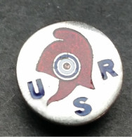 Rare Insigne De Col De Veste Années 30 "USR - Union Socialiste Républicaine" - Other & Unclassified
