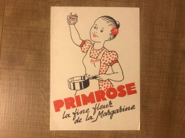 Buvard Primrose La Fine Fleur De La Margarine - Levensmiddelen