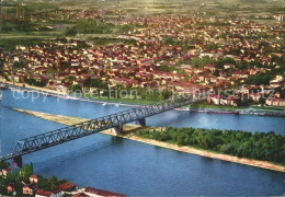 Neuwied Rhein Rheinbruecke Fliegeraufnahme - Neuwied