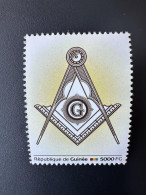 Guinée Guinea 2023 Mi. 18129 Personalized Franc-maçons Freimaurer Freemasonry Masonic Stamp - Freemasonry
