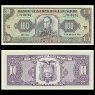 Ecuador  100 Sucres  1994   WH Series   P 123 Ac   Crisp UNC - Ecuador