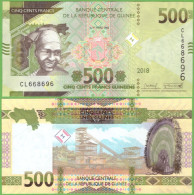 GUINEA 500 FRANCS 2018  P-W52  UNC - Guinée