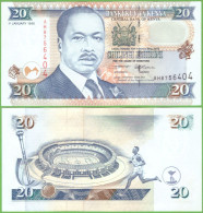 KENYA 20 SHILINGI 1996 P-35a2 UNC - Kenya