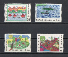 [R8116] Greece 20/12/1967 Children's Drawings MNH Set. - Neufs