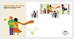 Netherlands 2025 FDC's New Dutch Design - Greetings 2v MNH - Lettres & Documents