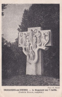 INGRANDES SUR VIENNE --1946 --Le Monument Aux 7 Fusillés ...tp Marianne...beau Cachet  Du  11-5-46 - Ingrandes