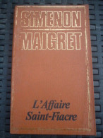 Maigret L'affaire Saint Fiacre Edito Service 1974 - Audio Tapes