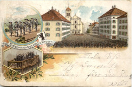 Trogen - Landsgmeindegruss - Litho - Trogen