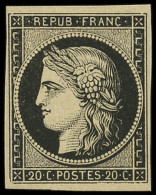 ** EMISSION DE 1849 - 3    20c. Noir Sur Jaune, Frais Et TTB. J, Cote * - 1849-1850 Ceres