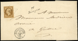 Let PRESIDENCE - 9d   10c. Bistre-brun Foncé, Nuance Dite "pain Brulé", Obl. PC 2789 S. LAC, Càd T15 GAILLAC-S-TARN 19/6 - 1849-1876: Periodo Clásico