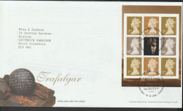 Great Britain FDC 2005 Trafalgar Booklet Pane. Postal Weight 0,04 Kg. Please Read Sales Conditions Under Image Of Lot (M - 2001-2010 Decimal Issues
