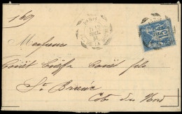 Let TYPE SAGE - 90   15c. Bleu, Obl. Càd D'Essai PL. DE LA BOURSE 13/7/81 S. LAC, TB, Cérès N°6 - 1849-1876: Periodo Classico