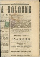 Let Journaux 7 : 2c. Violet, MIXTE Avec Poste N°19 1c. Olive Obl. TYPO S. L - Zeitungsmarken (Streifbänder)