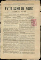 Let Journaux 9 : 2c. Rose Obl. TYPO S. LE PETIT RCHO De ROME Du 14/11/69, R - Zeitungsmarken (Streifbänder)