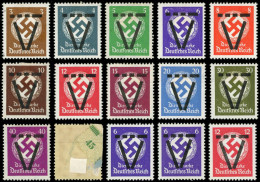 LA  LIBERATION - WURTEMBERG Ensemble De 30 Timbres De Service *, **, Dont 5pf. Vert Avec Filigrane * Et 6pf. Violet Avec - Liberation