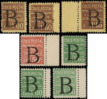 ** COLIS POSTAUX  (N° Et Cote Maury) - 97A/G, La Série Surchargée B, TB, Yvert N°101/07 - Mint/Hinged