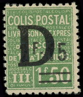 * COLIS POSTAUX  (N° Et Cote Maury) - 127  2f15 Sur 1f.50 Vert, Surchargé D, TB, Yvert N° 139 - Mint/Hinged